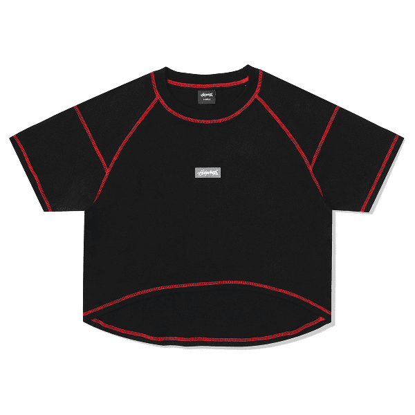 RED THREADS COLLECTION CROPPED OVERSIZE WOMEN