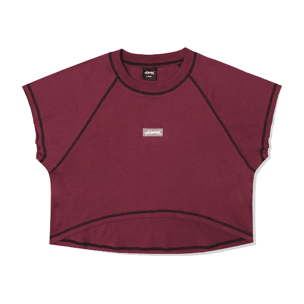 RED THREADS COLLECTION CROPPED TEE WOMEN